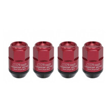 Project Kics WCL3513R - Leggdura Racing Shell Type Lug Nut 35Mm Closed-End Look 16 Pcs + 4 Locks 12X1.25 Red