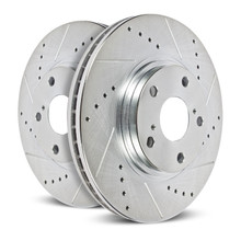 PowerStop AR8242XPR - Power Stop 94-99 Chevrolet K1500 Suburban Front Evolution Drilled & Slotted Rotors - Pair