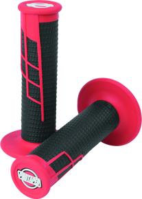 ProTaper 021662 - Clamp-On 1/2 Waffle Grip - Red/Black