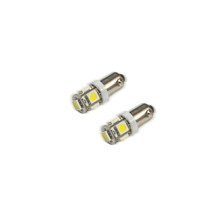 ORACLE Lighting 4904-001 - BA9S 5 LED 3 Chip Bayonet Bulbs (Pair) - White