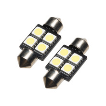 ORACLE Lighting 5203-001 - 33MM 4 LED 3-Chip Festoon Bulbs (Pair) - Cool White