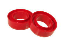 Prothane 4-1706 - 02-04 Dodge Ram 2wd Front Coil Spring 2in Lift Spacer - Red