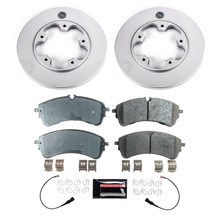 PowerStop CRK9057 - Power Stop 2021 Ford Transit-350 Rear Z17 Coated Brake Kit