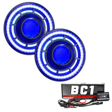 ORACLE Lighting 5876-335 - Oculus 7in ColorSHIFT Bi-LED Projector Headlights for Jeep Wrangler JK
