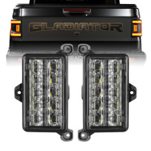 ORACLE Lighting 5915-JT-023 - Lighting Jeep Gladiator JT Dual Reverse LED Flush Taillight - Amber/White