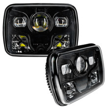ORACLE Lighting 6919-001 - 7inx6in 40W Replacement LED Headlight - Black (Pair)
