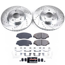 PowerStop K1043 - Power Stop 14-15 Acura ILX Front Z23 Evolution Sport Brake Kit