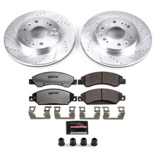 PowerStop K2067-36 - Power Stop 07-08 Cadillac Escalade Front Z36 Truck & Tow Brake Kit