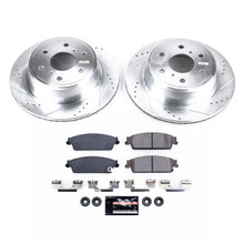 PowerStop K2083 - Power Stop 07-14 Cadillac Escalade Rear Z23 Evolution Sport Brake Kit
