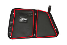 PRP Seats E40-214 - PRP Polaris RZR Rear Door Bag with Knee Pad for Polaris RZR (Driver Side)- Red