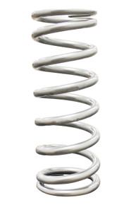 QA1 9HT180 - 2-1/2in ID High Travel Spring - 9in Length x 180lbs/in - Silver Powder Coated