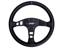 PRP Seats G211 - PRP Flat Leather Steering Wheel- Blue