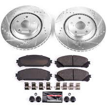 PowerStop K4713 - Power Stop 15-17 Lexus NX200t Front Z23 Evolution Sport Brake Kit