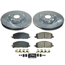 PowerStop K8673 - Power Stop 20-22 Lincoln Aviator Front Z23 Evolution Brake Kit