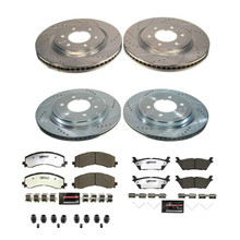 PowerStop K8803-36 - Power Stop 21-22 Ford F-150 Front & Rear Z36 Truck & Tow Brake Kit
