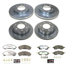 PowerStop K8802-36 - Power Stop 21-23 Ford Bronco Front and Rear Z36 Truck & Tow Brake Kit