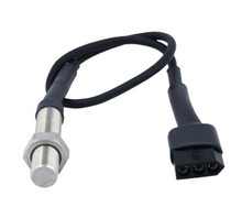 Racepak 800-SS-MSC-3 - RPM Sensor, 3-Wire, 3/8-24 Thread, Ring Gear, Wheel Speed