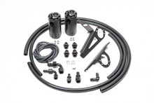 Radium Engineering 20-0096-FL - 00-05 Honda S2000 LH Drive Only Dual Catch Can Kit Fluid Lock