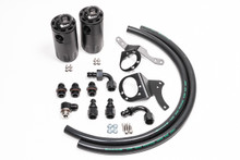 Radium Engineering 20-0325-FL - Dual Catch Can Kit 15-17 Mustang GT Fluid Lock