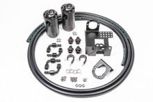 Radium Engineering 20-0337-FL - 90-05 Mazda MX-5 Dual Catch Can Kit Fluid Lock