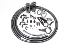 Radium Engineering 20-0387-FL - Dual Catch Can Kit, MK4 Supra, Fluid Lock / 1994-2002 Toyota Supra (all versions)
