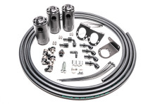 Radium Engineering 20-0566-FL - Triple Catch Can Kit Nissan R35 GT-R Fluid Lock