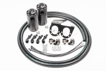 Radium Engineering 20-0555-FL - Nissan R35 GT-R Dual Catch Can Kit CCV Fluid Lock