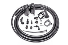 Radium Engineering 20-0840-FL - 2016+ Toyota Tacoma Dual Catch Can Kit - Fluid Lock