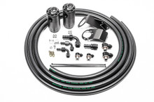 Radium Engineering 20-0727-FL - 89-94 Nissan S13 Dual Catch Can Kit - Fluid Lock