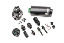Radium Engineering 20-0932-03 - 01-06 BMW E46 M3 Fuel Pressure Regulator & Fuel Filter Kit w/ Stainless Filter