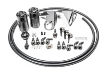 Radium Engineering 20-0787-FL - 05-13 Chevrolet Corvette Fluid Lock Dual Catch Can Kit