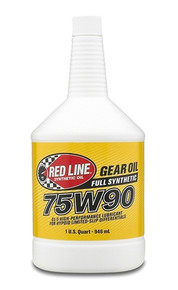 Red Line 57904 - 75W90 Gear Oil Synthetic GL-5 Differential Gear Oil 1 Quart  Oil