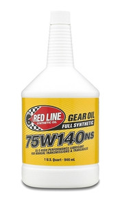 Red Line 57104 - 75W140NS Gear Oil Synthetic GL-5 Differential Gear Oil 1 Quart  Oil