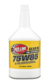 Red Line 50104 - 75W85 GL-5 Differential Gear Oil 1 Quart  Oil