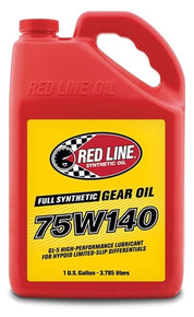 Red Line 57915 - 75W140 Gear Oil Synthetic GL-5 Differential Gear Oil 1 Gallon  Oil