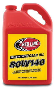 Red Line 58107 - 80W140 Gear Oil Synthetic GL-5 Differential Gear Oil 16 Gallon  Oil