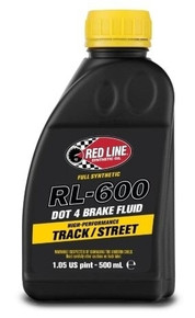 Red Line RED90404 - RL600 Brake Fluid High Performance 500ml
