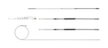 Right Stuff Detailing RSBCC03 - 68-72 Chevelle Brake Cable Set w/Hardware