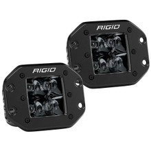Rigid 212213BLK - Spot Flush Mount Midnight Pair D-Series Pro
