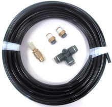Ridetech 32000004 - Inflation Kit W/ 30 Foot 1/4 Inch Airline 2 1/4 Inch NPT Straights 1 T And 1 Schrader