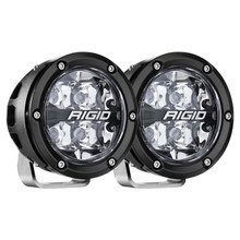 Rigid 36402 - 360-Series 4 Inch Off-Road Lamp Spot Beam RGBW Backlight Set of 2