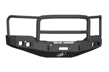 Road Armor 2161F5B - 16-18 GMC 1500 Stealth Front Winch Bumper w/Lonestar Guard - Tex Blk