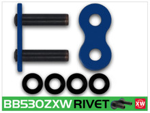 RK Chain BB530ZXW-RL - BB530ZXW-RIVET - Blue