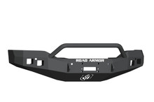 Road Armor 2161F4B - 16-18 GMC 1500 Stealth Front Winch Bumper w/Pre-Runner Guard - Tex Blk