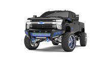 Road Armor 3202DF-B0-P2-MD-BH - 20-22 CHEVY 2500 iD Front Bumper / Shackles / X2 Cube / Mesh iD Pattern / HDWR Kit