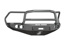 Road Armor 40805B - 10-18 Ram 2500 Stealth Front Winch Bumper w/Lonestar Guard - Tex Blk