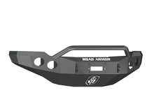 Road Armor 38204B - 11-14 Chevy 2500 Stealth Front Winch Bumper w/Pre-Runner Guard - Tex Blk