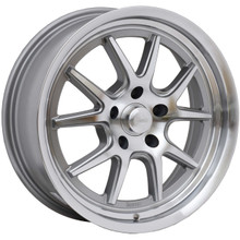 Rocket Racing Wheels TTR19-876545 - TTR19 Attack - Titanium/Machined