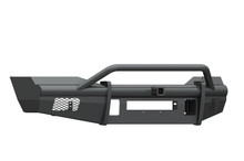 Road Armor 406VF24B - 06-09 Dodge 2500 Vaquero Front Bumper w/Pre-Runner Guard 2in Receiver - Tex Blk