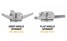 Rocket Racing Wheels RS1-D102 - Deep Angle Spinner Polished Pair